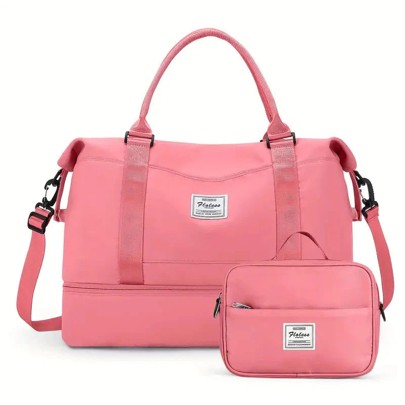 Bolsa-Malas Impermeável com Bolsos Multifuncionais - +Brinde