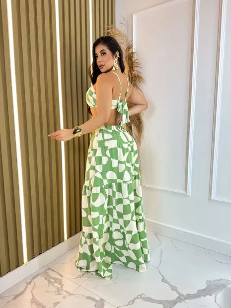 Vestido Longo de 4 Argola