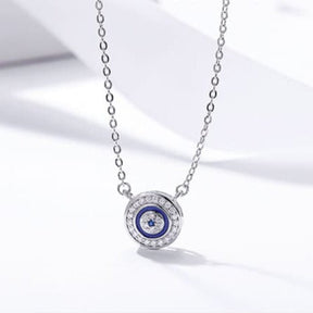 Colar em Prata 925 Olho Grego Zircônia