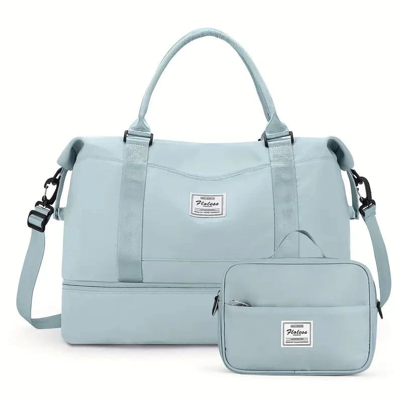 Bolsa-Malas Impermeável com Bolsos Multifuncionais - +Brinde